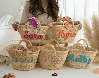 Personalized Bachelorette Party Gift Bag Bridesmaid Bag Bachelorette Gift Bag with Name Large Beach Tote Custom Gift Bag Beach.