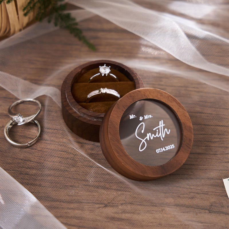 Round Wood Box - Etsy