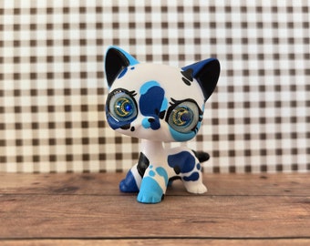 LPS Littlest Pet Shop Custom || OOAK Shorthair Cat Glass Eyes