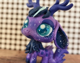 LPS Littlest Pet Shop Custom || OOAK Outer Space Galaxy Giraffe