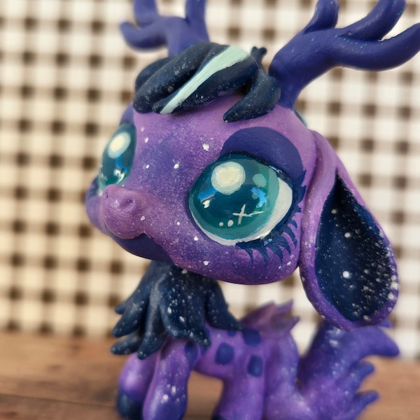 LPS Littlest Pet Shop Custom || OOAK Outer Space Galaxy Giraffe