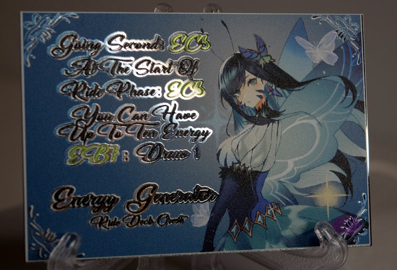 Metal Lascaria Veleno Energy Counter and Energy Generator for Cardfight Vanguard Divinez Etsy