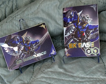 Exia Gundam EX Resource/Base Metal Tokens for Gundam Card Game TCG GN-001