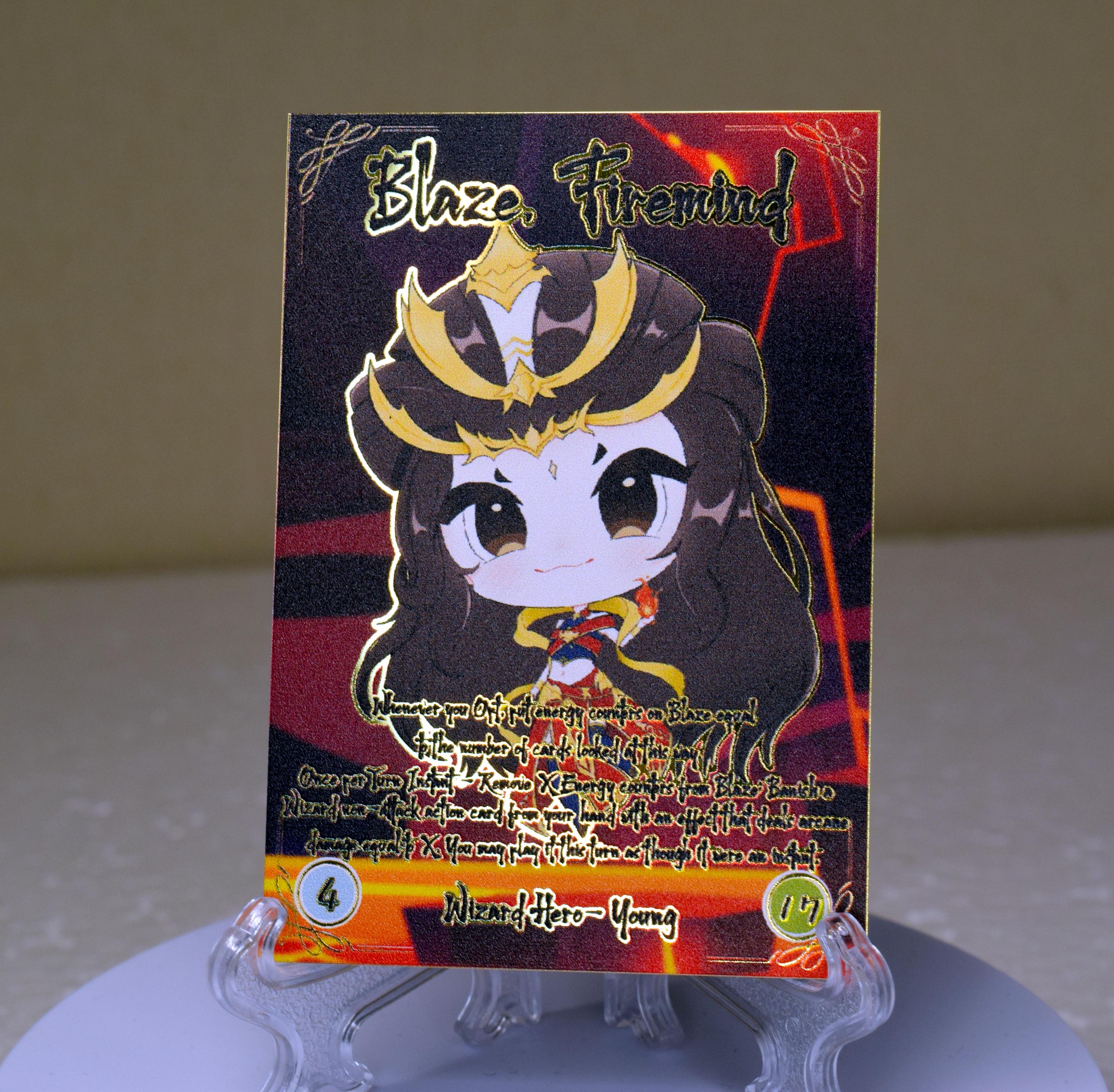 Blaze, Firemind Metal Hero Card Proxy,energy Counter