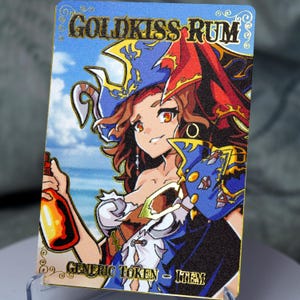 Ficha de Rum Marlynn Goldkiss para Flesh and Blood TCG High Seas Marlynn Treasure Hunter
