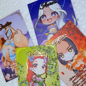 Chibi Aurora, Verdance, Osbilio, Florian Hero Card Proxy für Fleisch und Blut TKG