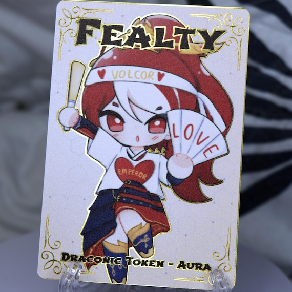 Metal Cindra Fealty Token for Flesh and Blood TCG - Etsy