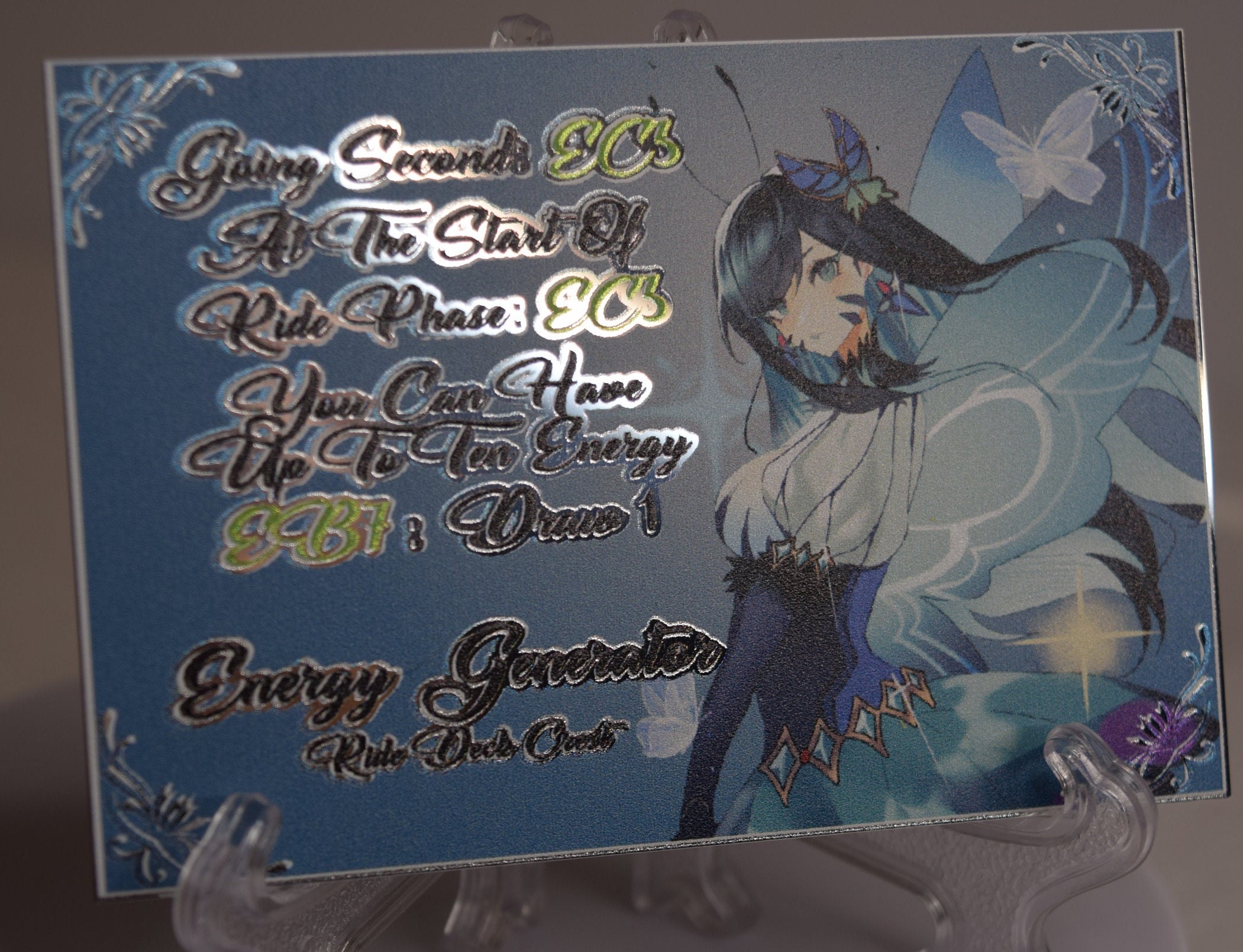 Metal Lascaria Veleno Energy Counter and Energy Generator for Cardfight Vanguard Divinez Etsy
