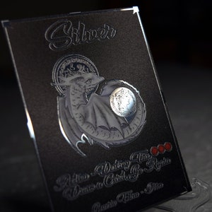 Silver Metal Token for Flesh and Blood TCG