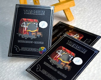 Frieren Metal Treasure Token for Magic The Gathering