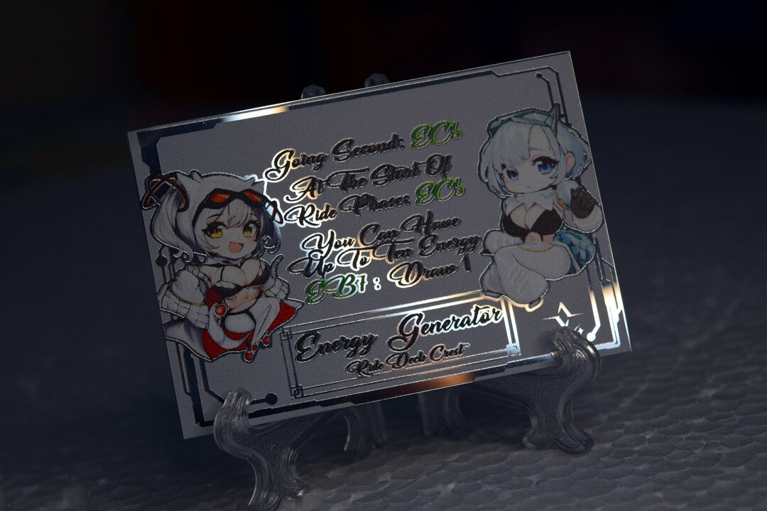 Eva and Arkhite Metal Energy Generator Proxy for Cardfight Vanguard Etsy