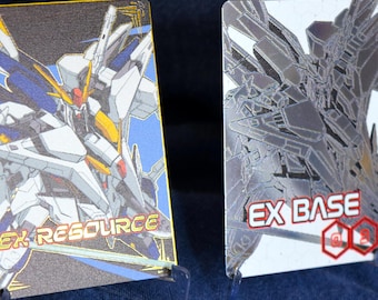Xi Gundam EX Resource/Base Metal Tokens for Gundam Card Game TCG
