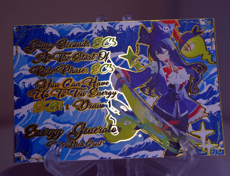 Nightrose Energy Counter and Energy Generator for Cardfight Vanguard Divinez Etsy