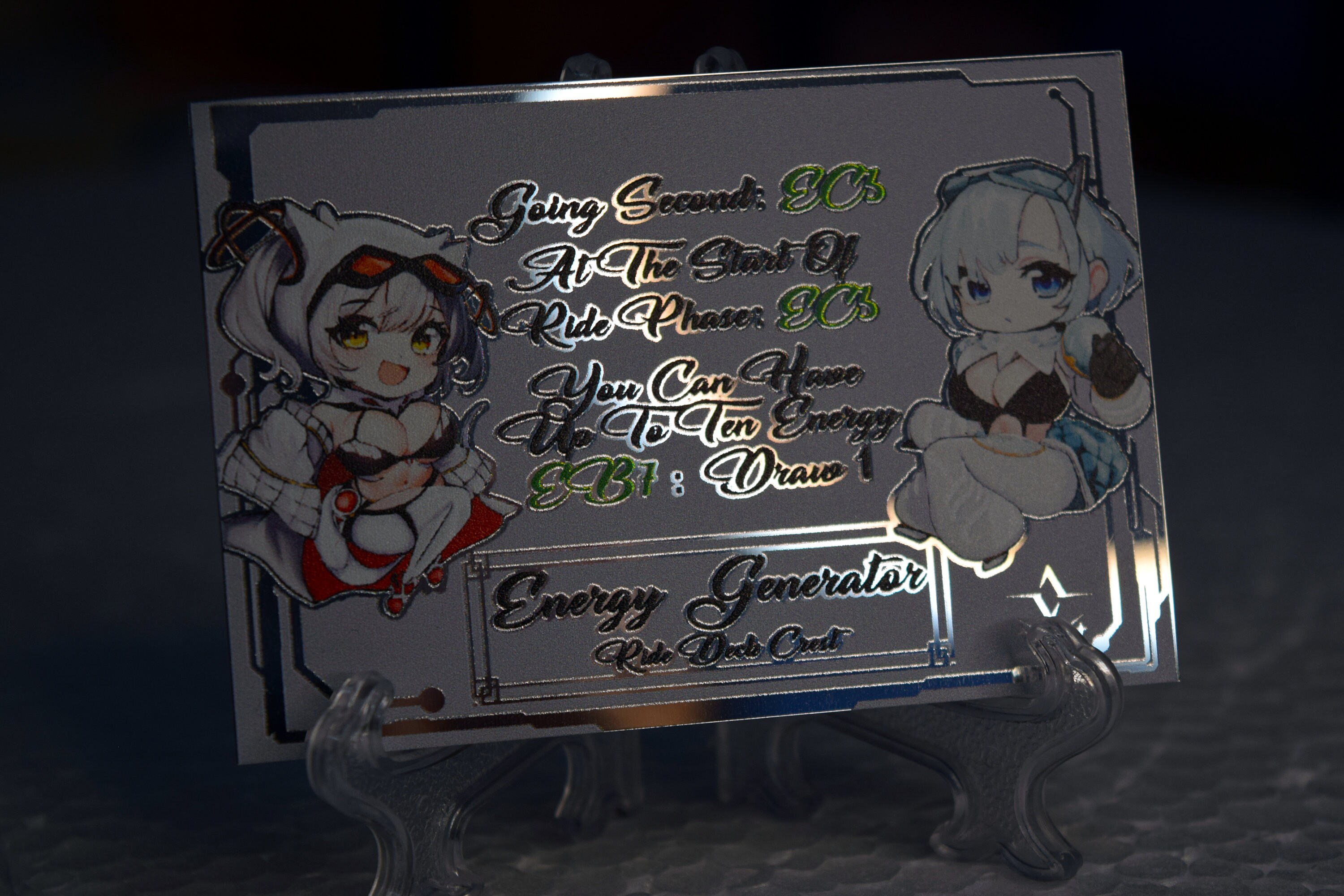 Eva and Arkhite Metal Energy Generator Proxy for Cardfight Vanguard Etsy