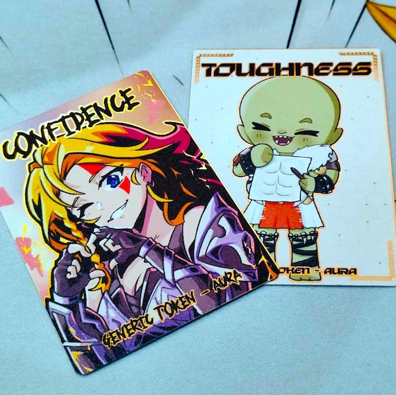 FaB Confidence 自信 トークン Flesh and Blood Metal Pleiades Confidence Token for Flesh and Blood TCG - Etsy