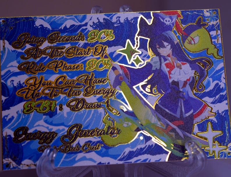 Nightrose Energy Counter and Energy Generator for Cardfight Vanguard Divinez Etsy
