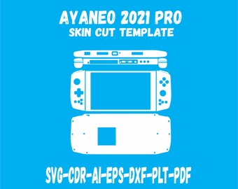 AYANEO Pro 2021 Skin vector template file skin die cut layout eps,ai,svg
