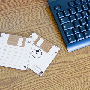 Sottobicchieri replica di Floppy Disk Confezione da 6 pezzi immagine 4