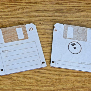 Sottobicchieri replica di Floppy Disk Confezione da 6 pezzi immagine 2