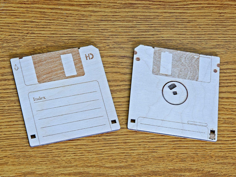 Sottobicchieri replica di Floppy Disk Confezione da 6 pezzi immagine 2