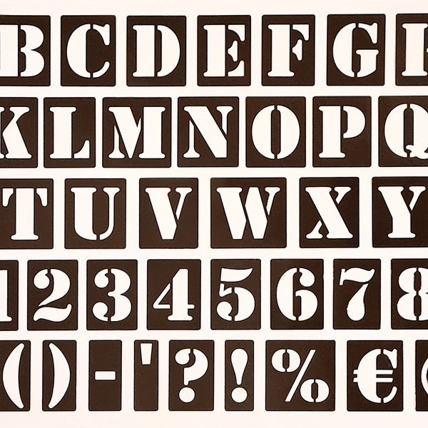 Stencil Con Scritte 'Buono' – 3 Pezzi Da 2 A 8,2 Cm, Per Biglietti, Scrapbooking E Decorazioni