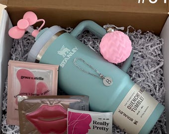 Tumbler Gift Set Mothers Day Gift Basket Mom Birthday Gift Box For Her Women Friend Appreciation Gift Unique Present Sister Self Care Teen