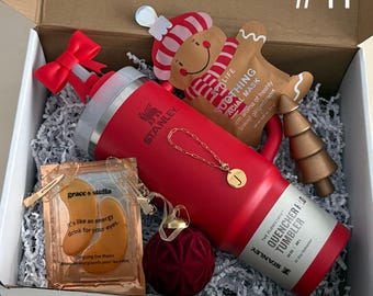 Xmas Gift Box Best Friend Gift For Women Christmas Gift Box For Her Holiday Long Distance Gift Basket Girlfriend Unique Gift Idea Under 100