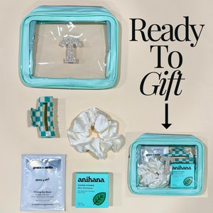 Estuche de regalo para mejores amigas y compañeras de trabajo, set de cumpleaños para novias, regalo de maquillaje para su 30.° cumpleaños, neceser personalizado para mujeres, kit de recuperación para despedidas de soltera