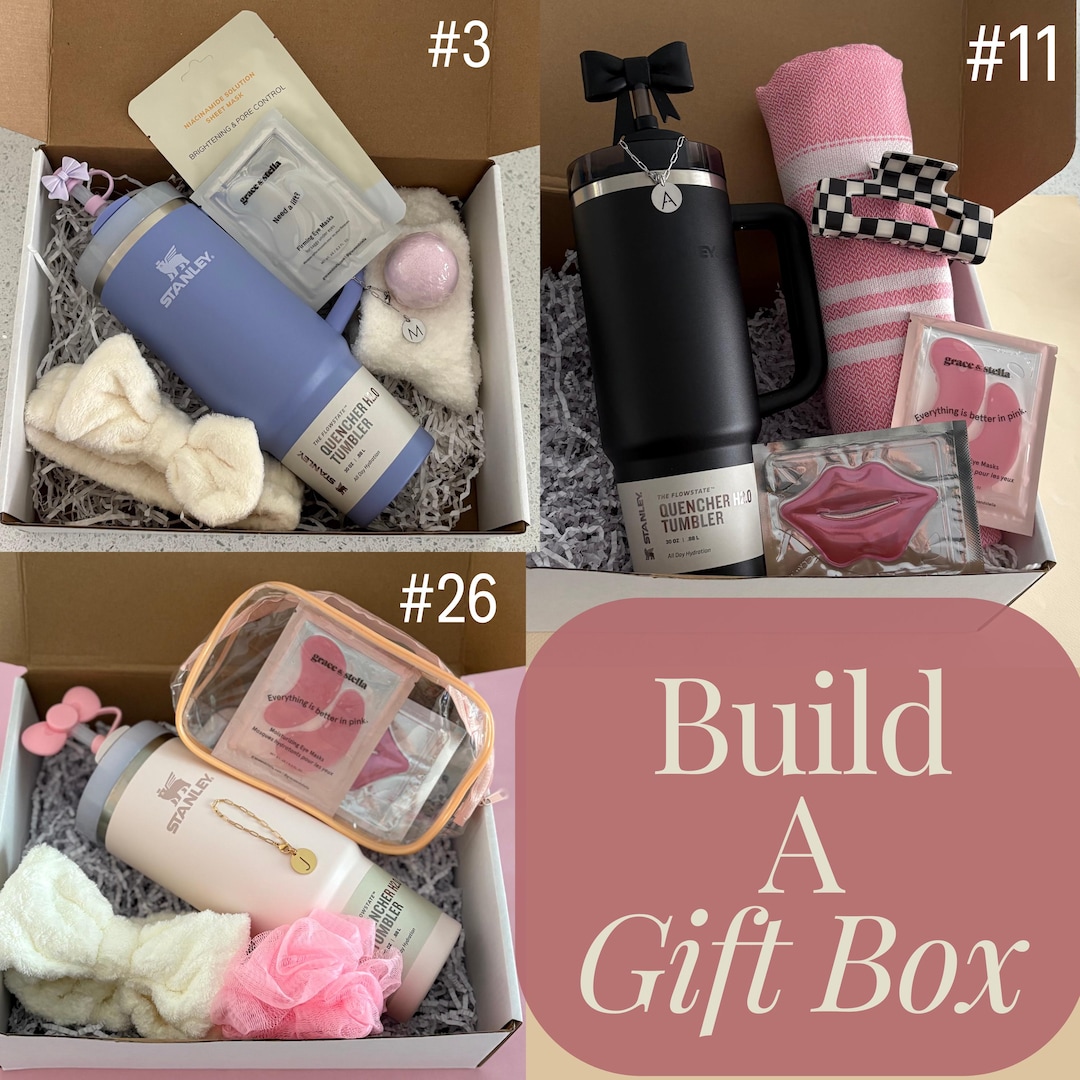 Custom Gift Bundle Build A Gift Box Her Birthday Present Personalized ...