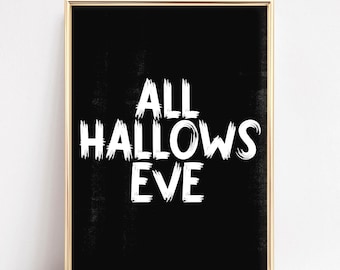 halloween decorations | gothic halloween poster | fall decor | halloween printable wall art | spooky home decor | seasonal digital download