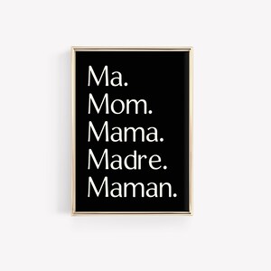 mothers day gift | gifts for mom | mothers day wall art printable | gift for her | mom to be mother&#39;s day gift | new mom gifts | digital art
