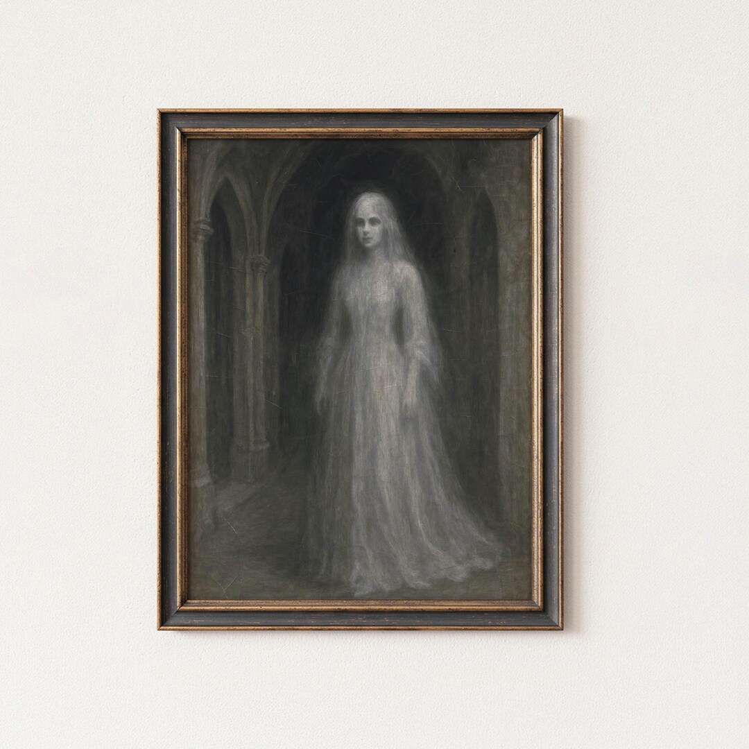 Vintage Halloween Decor | Dark Academia Printable Wall Art | Moody ...