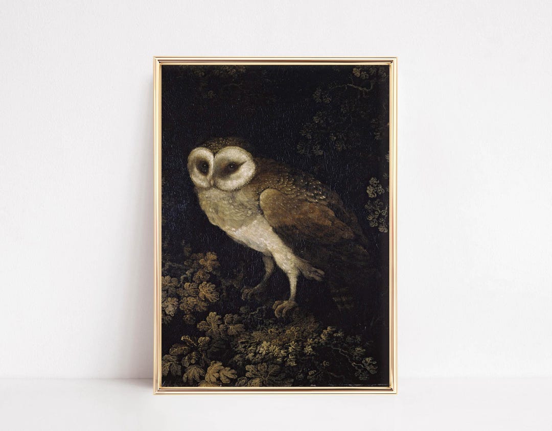 Dark Academia Decor Printable Wall Art | Moody Vintage Art | Halloween ...