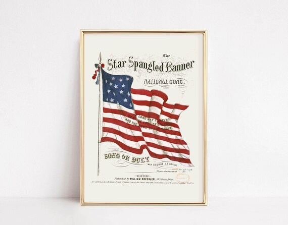 4th of july wall art | vintage art printable | independence day decorations | patriotic usa wall decor | summer decor | digital download