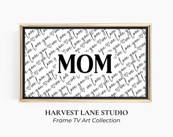 samsung frame tv art for mothers day | mothers day decor | mothers day sign | the frame tv art | gift for mom | digital download tv art