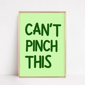 green printable wall art | st. patricks day decor | funny st. patricks day print | holiday art | saint patricks day art | digital download
