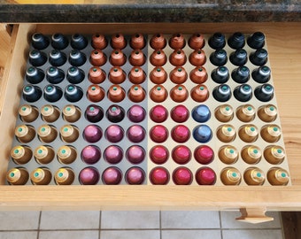 Modular Nespresso Pod Drawer Organizer