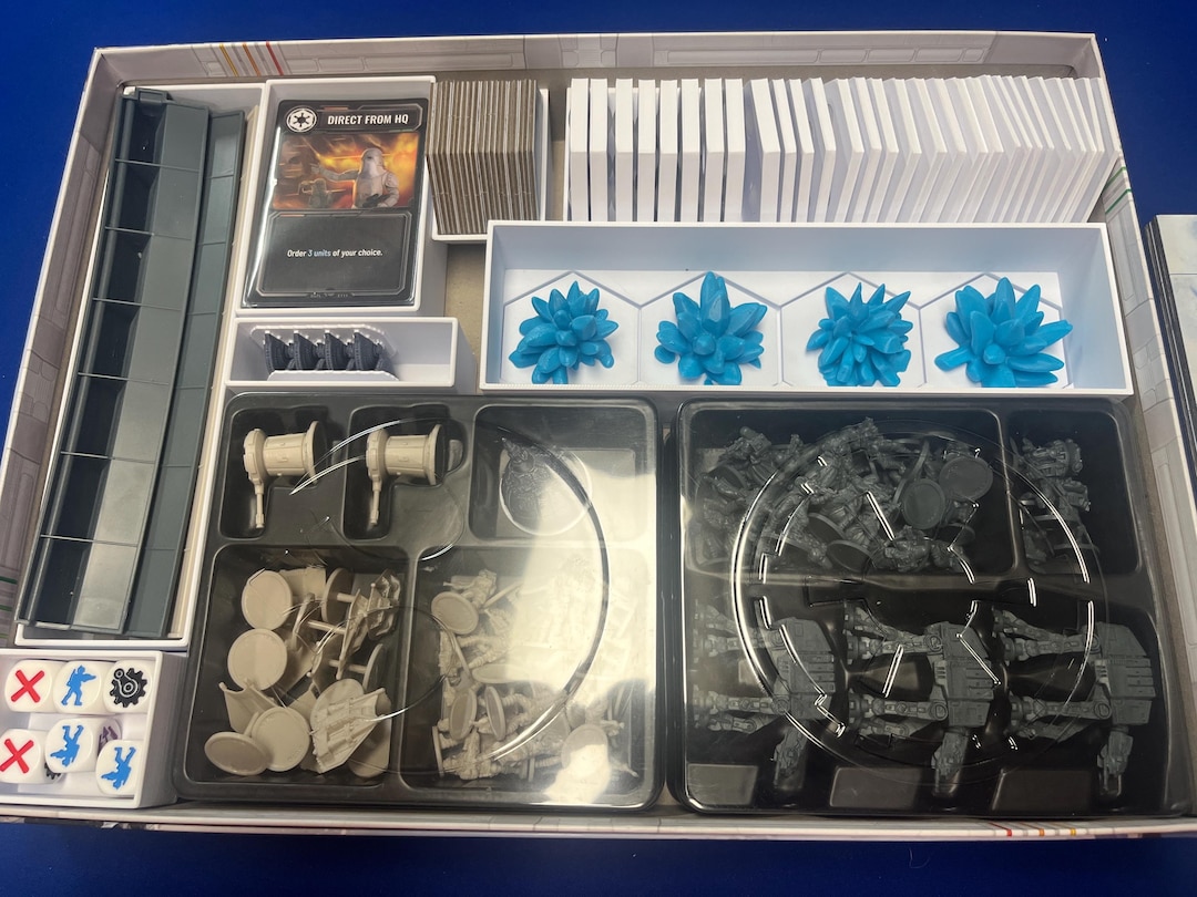 Battle for Hoth Deluxe Board Game Insert | 3d-printed Organizer for ...