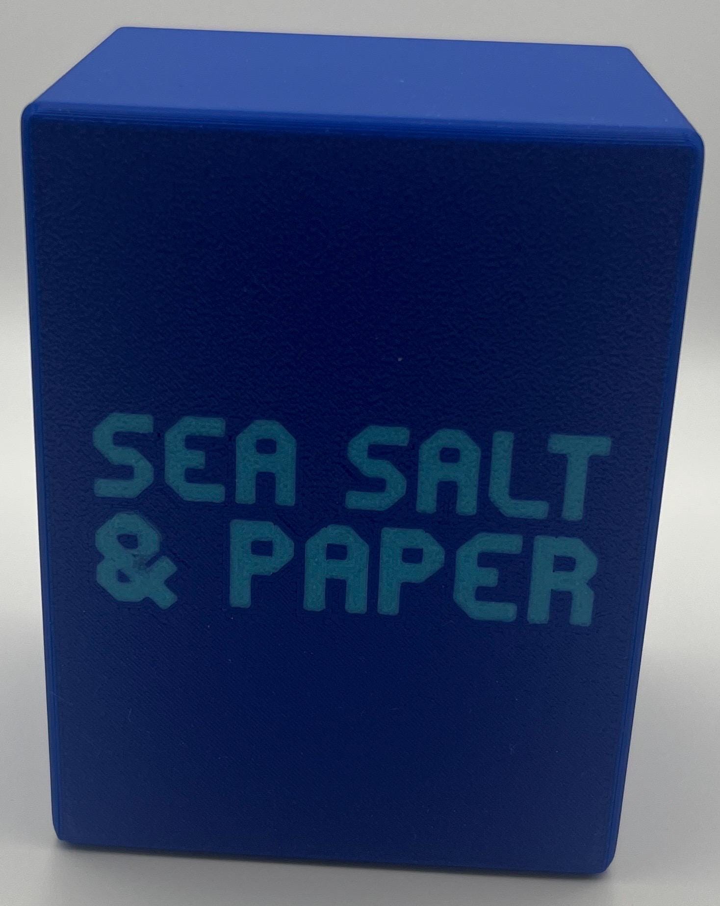 Sea Salt & Paper Card Box  3d-printed Organizer for Base and Extra Salt - Pepper  Cards - Etsy
