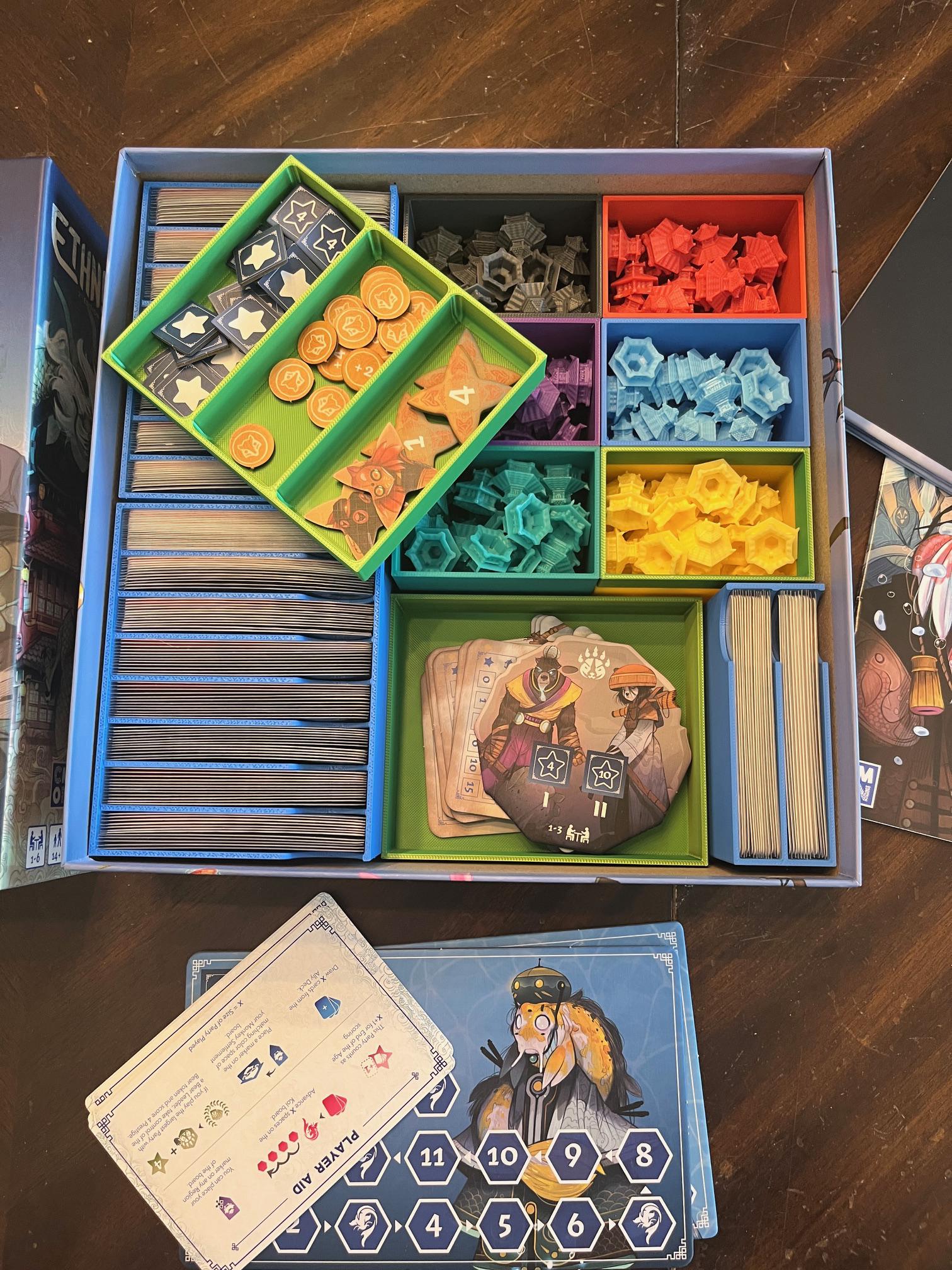 ethnos card sleeves 2nd Edition Insert – 3d-printed Organizer for Sleeved Cards & Promo Clans and the twelve Clans scattered to the winds Card sleeve size? | BoardGameGeek