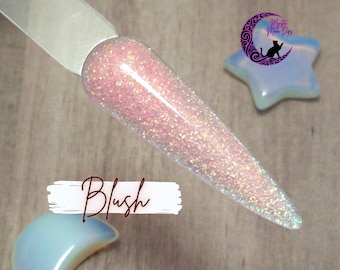 Blush - Dip Powder, Dip Powder for nails, Acrylic, Shimmer Pink Glitter