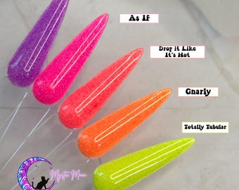 Summer Time Matte Collection - Dip Powder, Dip Powder for nails, Acrylic, Bright Matte Glitter Dip Powder