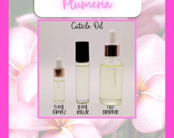 Plumeria Cuticle Oil: Jojoba, Coconut & Vitamin E