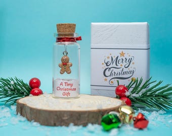 Tiny Christmas Keepsake Gift | Gingerbread Man | Stocking Filler | Secret Santa Gift | Personalised