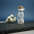 Personalised 13th Lace Anniversary Tiny Keepsake Gift, 13 Years Wedding Anniversary Card Alternative