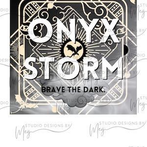 Onyx Storm Inspired PNG - Digital File