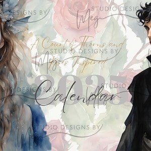 2025 ACOTAR Inspired Calendar - Digital Download
