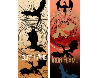 Fourth Wing Bookmarks - Digital Download