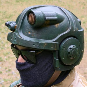 Fallout 4 Combat Helmet Cosplay | 3D Printed Post-Apocalyptic Prop | Wasteland Survivor Armor