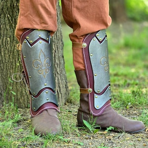 Medieval Fantasy Leg Greaves Cosplay Pattern (Digital PDF Download)